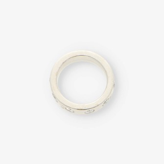 Anillo oro blanco y bri aprox. 1,5 Qt.