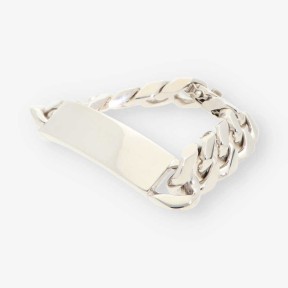 Pulsera nomeolvides en oro blanco 18kt