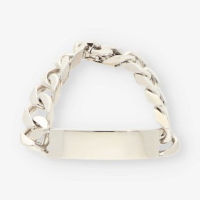 Pulsera nomeolvides en oro blanco 18kt