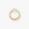Anillo oso oro bicolor y bri TOUS
