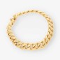 Pulsera barbada en oro 18kt