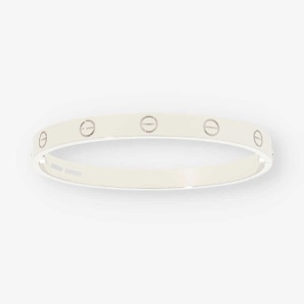 Pulsera oro blanco Love CARTIER