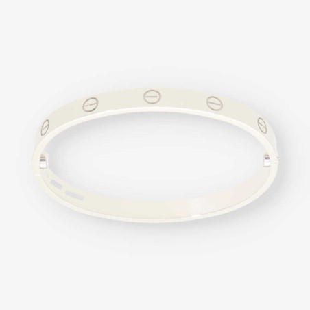 Pulsera Cartier Love en oro blanco 18kt caja y documentos