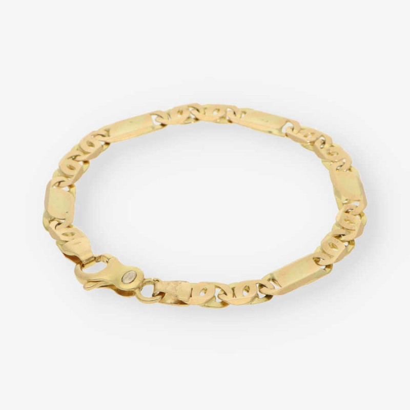 Pulsera plana en oro 18kt