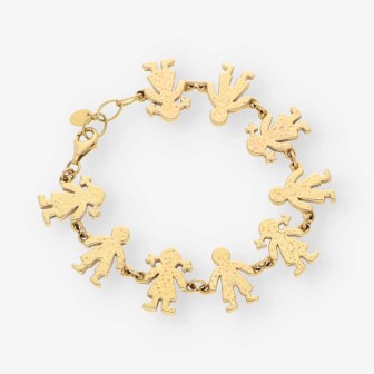 Pulsera niÃ±o oro TOUS