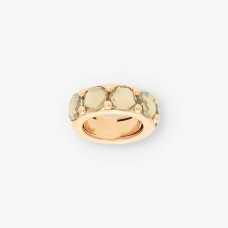 Anillo Pomellato en oro 18kt  y piedras semipreciosas