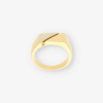 Anillo sello oro