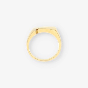 Anillo sello oro