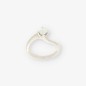 Anillo solitario oro blanco 18kt con brillante