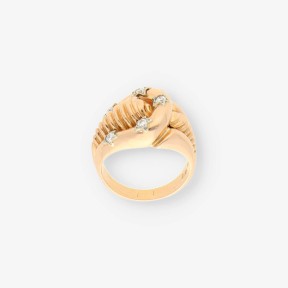 Anillo en oro 18kt con brillante