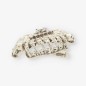 Broche vintage en oro blanco 18kt con brillantes