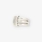 Anillo en oro blanco 18kt con brillantes