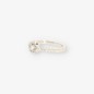 Anillo oro blanco 18kt y brillantes