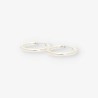 Pendientes aro oro blanco