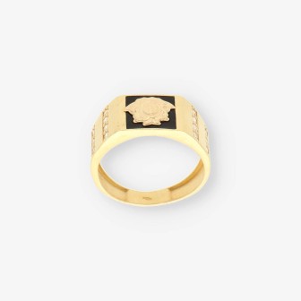 Anillo oro diseÃ±o Versace