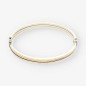 Pulsera esclava en oro bicolor 18kt