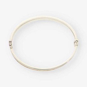 Pulsera esclava en oro bicolor 18kt