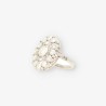 Anillo Vintage platino y bri