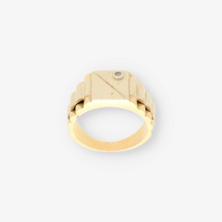 Anillo sello oro 18kt