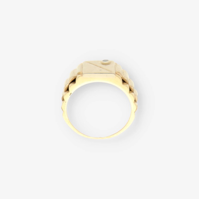 Anillo sello oro