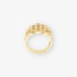 Anillo en oro 18kt y circonitas