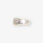 Anillo oro blanco 18kt y brillantes