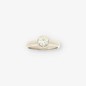 Anillo solitario oro blanco 18kt con brillante