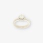 Anillo solitario oro blanco 18kt con brillante