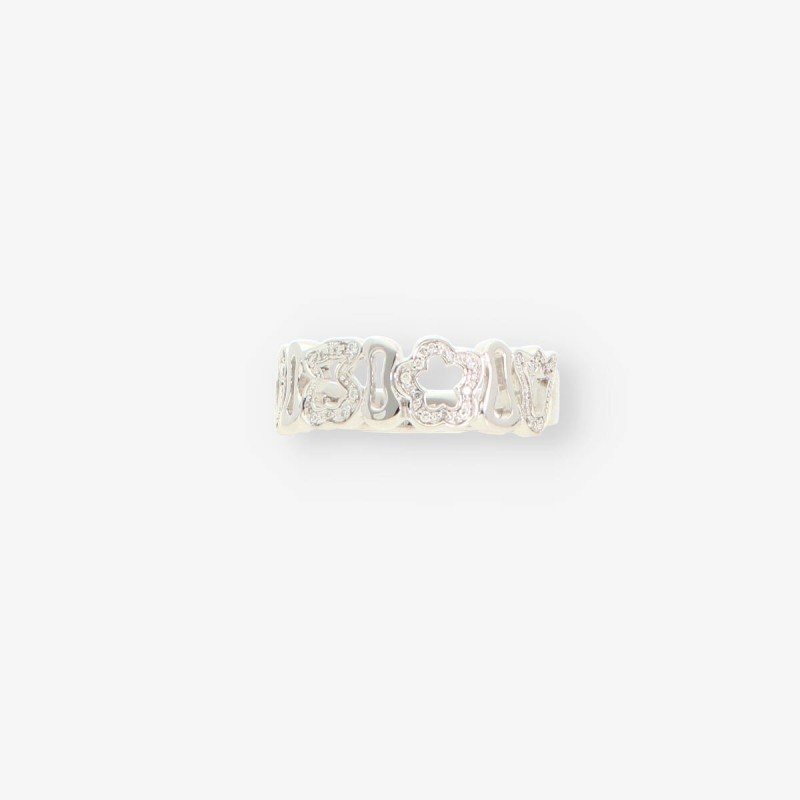 Anillo or blanco y bri TOUS