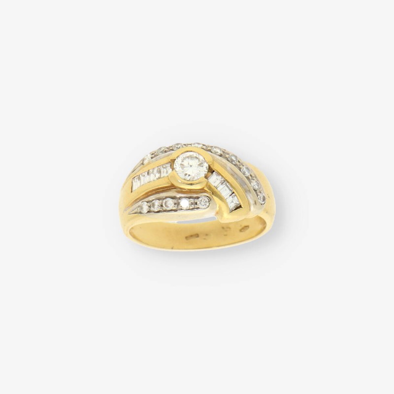 Anillo oro 18kt con brillante