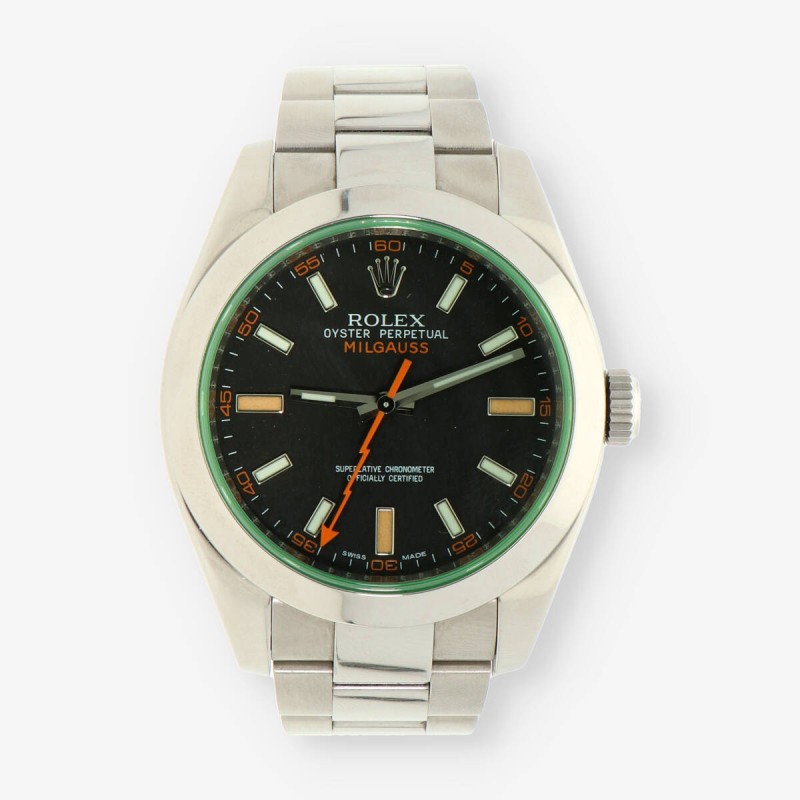 Rolex Milgauss 116400GV caja y documento 2010