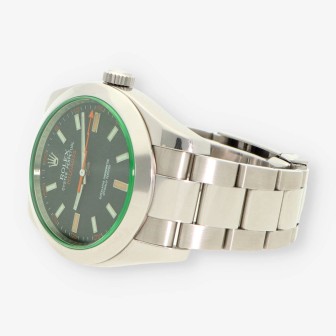 ROLEX acero MILGAUS 116400GV NÂºV931956