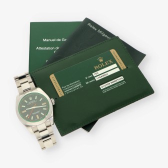 ROLEX acero MILGAUS 116400GV NÂºV931956