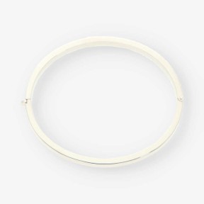 Pulsera esclava en oro blanco 18kt