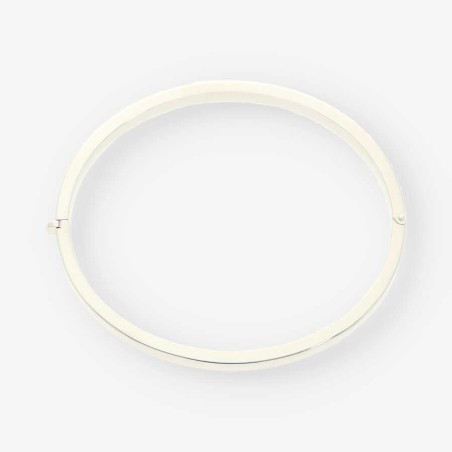 Pulsera esclava en oro blanco 18kt