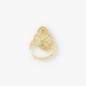 Anillo oro 18kt y circonita