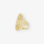 Anillo oro 18kt y circonita