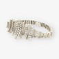 Pulsera de oro blanco 18kt con brillantes