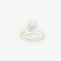 Anillo Tous en oro blanco 18kt con brillantes