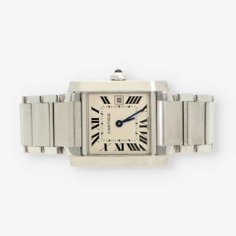 Reloj acero CARTIER Tank 2465