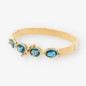 Pulsera esclava en oro 18kt con brillantes