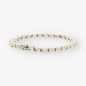 Pulsera riviere platino y brillantes