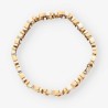 Pulsera oro bicolor y bri
