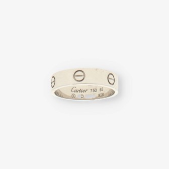 Anillo Love oro blanco de CARTIER