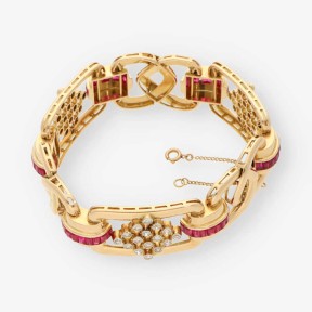 Pulsera Chevalier oro 18kt y diamantes