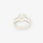 Anillo en oro blanco 18kt con brillantes