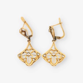 Pendientes vintage en oro 18kt