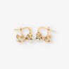 Pendientes Vintage oro y bri
