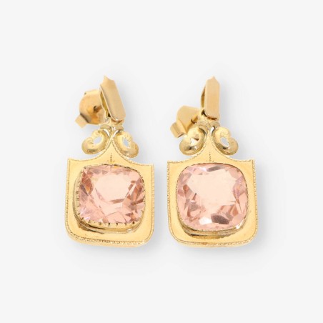 Pendientes vintage en oro 18kt