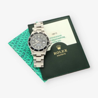 ROLEX Submariner acero 16610 NÂªA412097